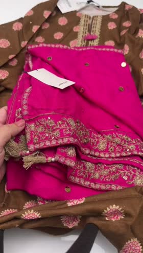 Rs 5500 Sapphire Stitched Shirt Duppata ~ LARGE Rs 5500 Sapphire Stitched Shirt Duppata ~ LARGE